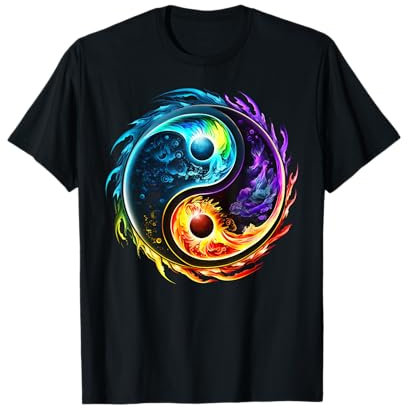 YIN YANG, Taoismus, Tai Chi, Qi Gong, Polarität, Dualität, Yoga T-Shirt