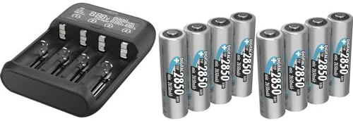 Ansmann Lithium 4 Caricabatterie universale LiFePO LiIon NiCd NiMH 10340 10350 10440 (1001-0122-02) Marke