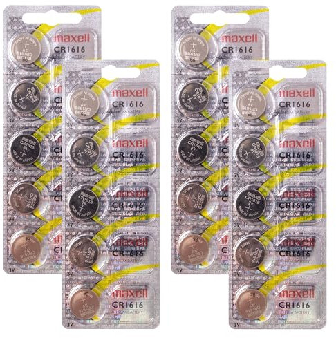 Maxell Einzelbatterie CR1616, 3 V, 20 Stück, 55 mAh