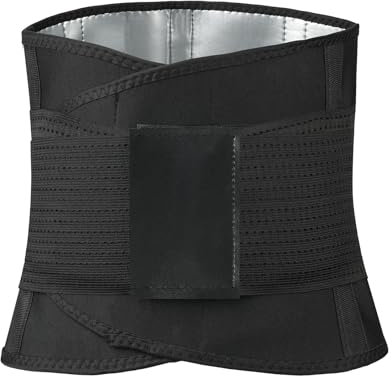ACWOO Bauchweggürtel, Fitness Gürtel Verstellbarer, Waist Trainer,Stützender Abnehmen Waisttrainer Taillenformer, Bauchgürtel zum Abnehmen für Herren Damen (L)