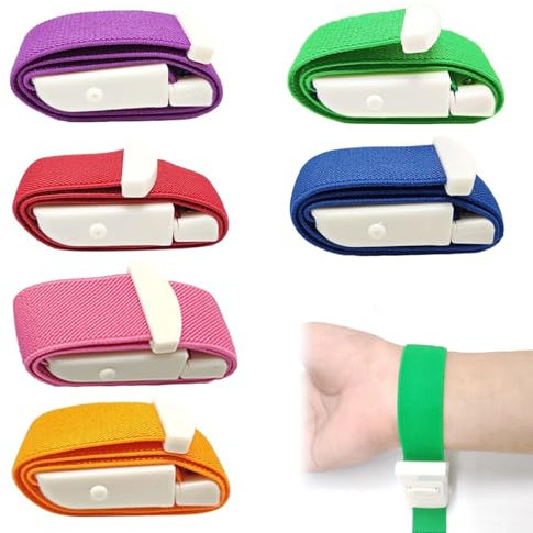 6 PCS Torniquetes Médicos de Emergencia - Torniquete Medico para Detener Hemorragias Rápida y Seguramente, Torniquete Fast para Enfermería y Personal Médico, bloqueo de liberación instantánea