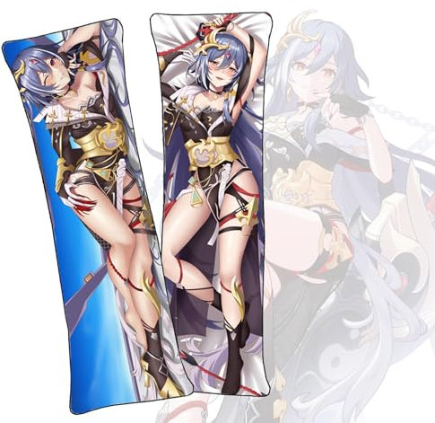 GUANBBD& Anime Körper Kissenbezug 「Honkai 3rd」Animation Charaktere Fu Hua Anime Dakimakura Lebensgroßer Kissenbezug-Fu Hua-b,50x150cm-2WT