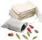 10 sacchetti filtranti riutilizzabili per tè, zuppe, brodo di ossa, spezie, colino in mussola, sacchetti di garza in cotone naturale non sbiancato, per caffè freddo (7,6 x 10,2 cm)