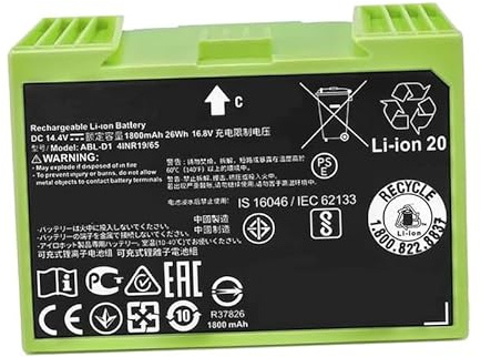 Backupower Ersatz ABL-D1 Akku Batterie Kompatibel mit e5 e6 i3 i4 i6 i7 i7+ i8 7150 7550 e5158 e6198