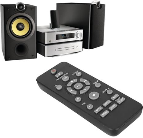 BTM2280 BTM2310 Fernbedienung für HiFi CD Kombination, Ersatz Fernbedienung für Musik Stereoanlage, 2 X AAA Batterien (Nicht Enthalten)