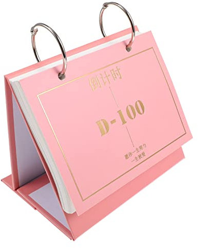 Lurrose Countdown Zum Abreißen 3 Stück 2023 100 Tage Countdown Babykalender Tisch Monatskalender Tageskalender Stehtischkalender Flip Kalender Staffelei Tagesplaner Zeitplan Kalender d Day down Papier