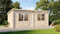 Alpholz All-Inclusive GartenHaus 2-Raum inkl. Montage Gartenhaus aus Holz, Holzhaus mit 40 mm Wandstärke, Blockbohlenhaus mit Montagematerial