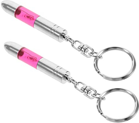 VINTORKY 2St Schlüsselanhänger Elektrostatischer Entlader Schlüsselbund-Gadgets statische Stäbe ESD-Tool werkzeugkiste automatten auto statische entlader Statik-Entferner Plastik rot
