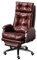 Schreibtischstuhl Für Das Homeoffice, Chefsessel, Großer Und Hoher Bürostuhl Mit Fußstütze, Verstellbarer Ledersessel, Ergonomischer Drehstuhl Für Heimspiele Mit Hoher Rückenlehne, Rotbraun, 70 X 70
