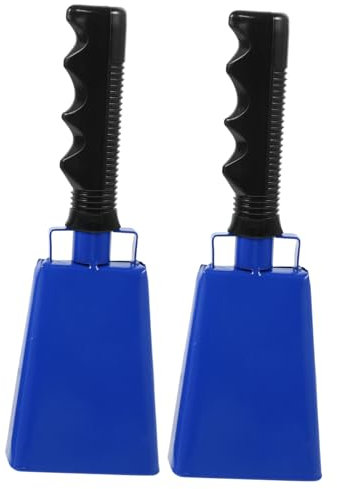 DRESSOOS 2pcs Sport Event Fußball Spiel Kuh Glocken Sicher Bequem Zu Für Cheerleading