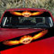 Innovative 3D-Auto-Fensteraufkleber verleihen Ihrer Fahrt einen Hauch von Persönlichkeit (Fire Skull)