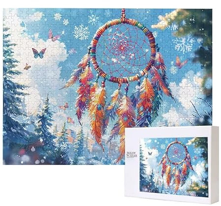 Puzzle für Erwachsene 2000 Traumfänger Puzzle Erwachsene Pädagogisches Spiel Herausforderung Spielzeug 1000 Teile DIY-Bastel Puzzles für Heimdekoration, Geschenke