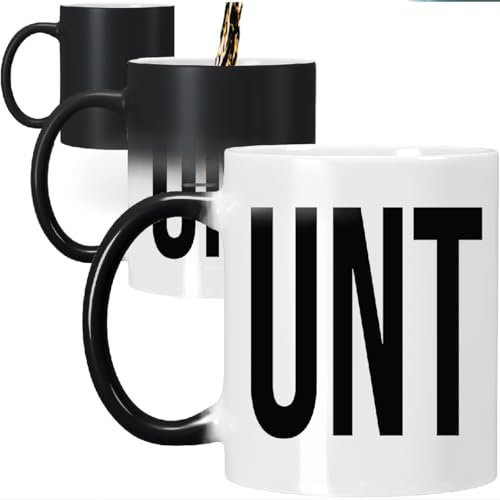 Gift Island Cunt Mug Offensive Mug - Funny Joke Mugs for Men and Women - cuntmug - swering Rude Gift for Friends -11oz (Colour Change)