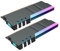 JNJOOD Raffreddatore Modulo di Memoria 5V 3PIN ARGB Aura SYNC PC RGB Colorful RAM Cooler Nero