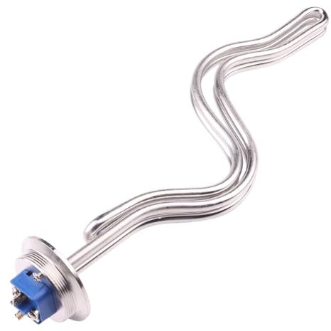 Heating Element，240V Heating Element 2 Inches Tri-Clamp Brewing 2.5KW 4.5KW 6.5KW SUS304 Immersion Water Electrical Heater(Only heater,240V WITH SUS COVER_2500W)