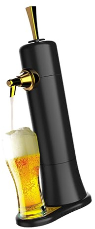 HVRFJXI Systèmes de distribution de bière pression portables pour canettes et bouteilles avec technologie mousse Machine de bureau
