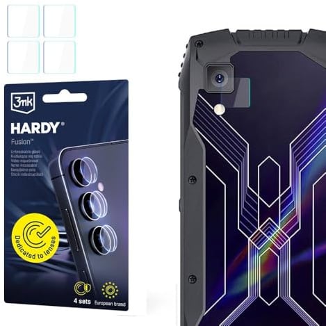 H Hardy Fusion Lens für Cubot King Kong Mini 3 Kameraschutz Panzerglas Transparent