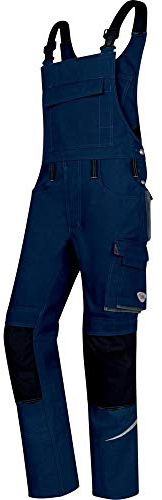 BP 1804-720-110-50n Latzhose, Stretch-Hosenträger mit Clipbefestigungen, 305,00 g/m² Verstärkte Baumwolle, Nachtblau, 50n