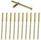 Universal Hardware M3 Door Handle Screws Brass with Bolt Connecting Sleeve Male to Female for Door Handle, Knobs Escutcheons and Others (Pack of 10)