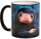 Elbenwald Phantastische Tierwesen Tasse Baby Niffler Motiv Rundumdruck Keramik 320 ml blau