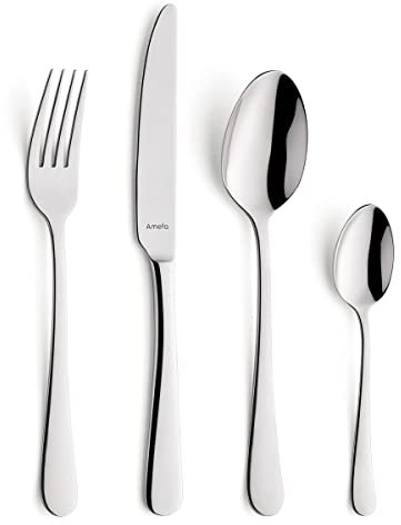 AMEFA Austin Cutlery Set 24-Piece | for 6 People | Vintage Design Cutlery | Stainless Steel 18/10 High Polished