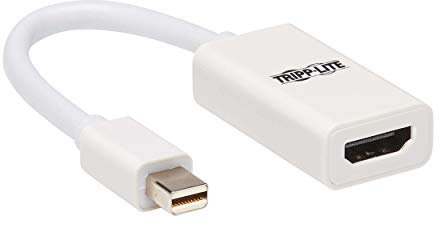 Mini DisplayPort to HDMI Active Adapter 4K M/F White Mdp to HDMI