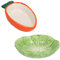 Small Animals Small Lettuce Green Leaf & Carrot Feeding Bowl Treat Pot