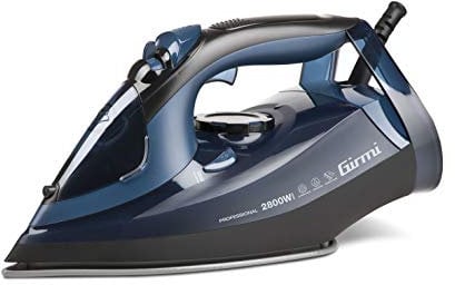Girmi ST6204 Ferro da Stiro a Vapore 2800W, Colpo Vapore 140g, Serbatoio 380ml, Piastra INOX con Asola Salvabottoni, Stiratura a Secco e a Vapore Anche in Verticale