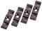 Haven Heritage 4 X Black Extra Large 2.5 Turn Button Catches - Shed Door/Gate & Rabbit Hutch Latches