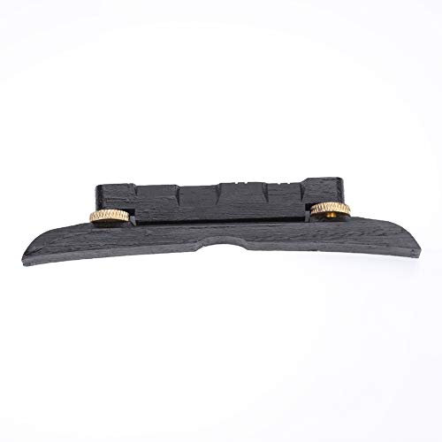 11.5x2x0.7cm/4.5x0.8x0.3in Mandolin Bridge, 115mm Adjustable Mandolin Bridge Compensated Musical Instrument Accessory Instrument DIY Repair Parts