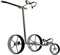 tour made HC3X 3-Rad Edelstahl Golf Push Trolley Pushtrolley Golftrolley zerlegbar - Qualität vom Deutschen Fachhändler (HC3X-silber-silber)