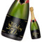 2 Stück Geburtstags-Flaschenetikett; Happy Birthday Etikett für Sekt- & Weinflaschen selbstklebend; Geburtstags-Geschenk für Männer & Frauen (14,8 x 10,5 cm) (50. Geburtstag)