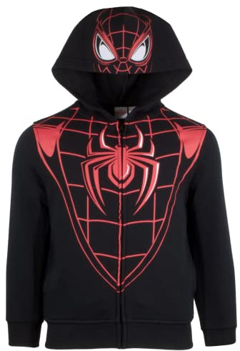 Marvel Superhelden Jungen Zip Up Fashion Hoodie für Kinder Jungen Spider-Man & Avengers Cosplay Kapuzen-Sweatshirt für Kinder