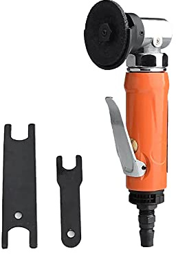 LeTkingok 2 Zoll pneumatische Winkelschleifer, 15000RPM einstellbare Geschwindigkeit Luftschleifmaschine Poliermaschine Raddurchmesser 50MM