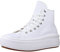 CONVERSE Femme Chuck Taylor All Star Move Platform FOUNDATIONAL Leather Sneaker, 40 EU