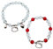 IQEPXTGO Heellokiitty Armbänder Mädchen Armbänder Charm Bead Armband Freundschaftsarmband Kreatives Geschenk 2pcs San-Rio Charm Armband Modeschmuck Katze Armbänder Geschenk für Mädchen