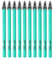 LEKOMESH Masonry Concrete Drill Bits Set - 10pcs 3/16Inch (5mm) Carbide Drill Bits Tip for Wood, Plastic, Masonry, Ceramic Tile, Concrete, Marble, Round Shank