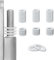 Ronoza 60 Stück Fitschenringe Zimmertüren,Unterlegscheiben Türscharnier,Kunststoff Türscharnier Zimmertüren 10×15mm (Dicke 1 mm, 30 PCS + Dicke 2 mm, 30 PCS),Montageringe Ohne Abriebspuren(Weiß)