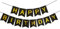Happy Birthday Girlande, Schwarz Happy Birthday Banner, Girlande Geburtstag, Happy Birthday Deko, für Erwachsene und Kinder Geburtstag Party Dekoration
