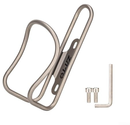 Porte-bidon de vélo, design creux en titane, solide et sécurisé (B)