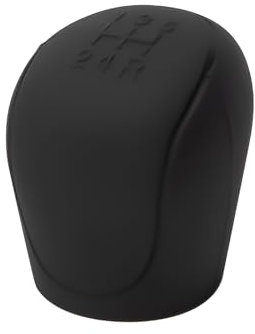 zjxtnb Auto Schaltknauf Abdeckung für FIAT Seicento/Stilo/Tipo/Ulysse/Freemont, Manueller Automatik Geschwindigkeit Schaltknauf Top Kappe Interieur Zubehör,Black