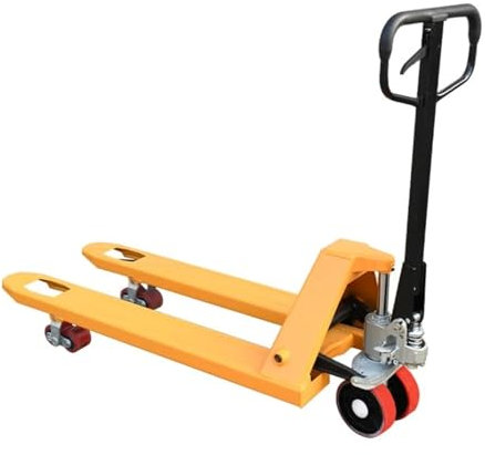 BADIKA transpalette Manuel Palette Mobile Transpalette Manuel pesant hydraulique Tout Terrain accidenté, Portable Robuste 2T 2.5T 3T 5T(Red,2.5T 1220PU Wheel)