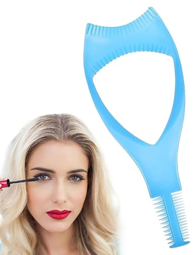 Mascara Shield Applicator Guard - Eyelash Tool | Mascara Tool | 3-in- Eyelashes Tools | 3 In1 Lash Builder Shield Guard | Lash Makeup Tool | Eyelash Brush Tools | Eyelashes Shield