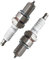 Niaciswe Candela di Accensione F7TC 2 Pezzi per Tosaerba per Honda GCV160 GX120 GX160 GX200 GX200 GX240 GX270 GX340 GX390 per Candele di Accensione a 4 tempi per Tosaerba Accessori Pezzi di Ricambio