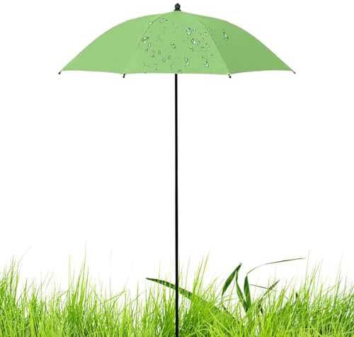 Garten aus - Verstellbares Sonnendach, leichtes atmungsaktives Gewebe | Langlebiger Regenschirm mit UV-beständigen Netzen für Pflanzen im Freien Abdeckung Balkon Pat, Flat Edge Green,