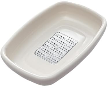 KiBcsLic Ginger Grater Plate, Japanese Garlic Grater for Chocolate, Onions,