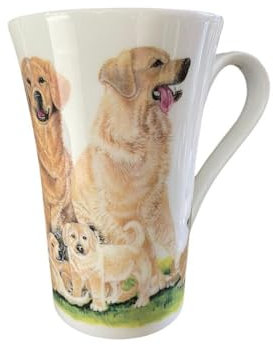 Roy Kirkham - Fluted Mug - Golden Labrador