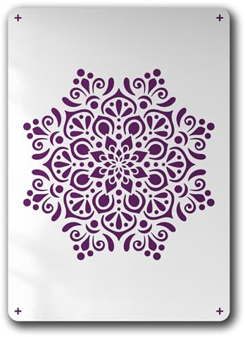 Schablone Mandala Orient Muster Stern - BE82