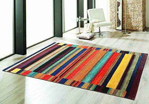 Webster Gabbeh Orient Teppich, traditionelles, handgeknüpftes indisches Design, modernes Design, 170 x 240 cm