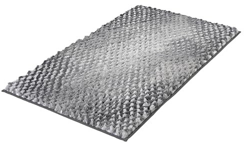 Kleine Wolke Badteppich Cory, 60x100 cm, Anthrazit